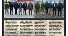 Mersin Büyükşehir Belediyesi Tarsus–Çamlıyayla Şube Müdürlüğü ve MESKİ’den Muhtarlara Yerinde Saha Ziyareti