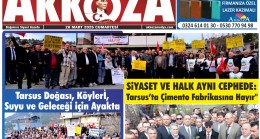 Tarsus Basını – Akkoza Gazetesi (28 Mart 2026 Cumartesi)