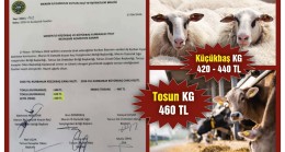 Tarsus’ta  Kurbanlık Kilo Fiyatları Belirlendi