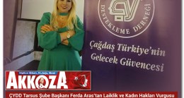 Ferda Aras LAİK, DEMOKRATİK VE ÇAĞDAŞ CUMHURİYET İÇİN KADIN HAKLARINI SAVUNMAYA DEVAM EDECEĞİZ!