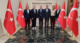 MHP Mersin Milletvekili Levent Uysal’dan Tarsus Kaymakamı Mehmet Ali Akyüz’e Ziyaret