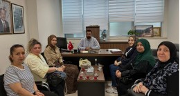 AK Parti Tarsus Kadın Kolları’ndan Tarsus Devlet Hastanesi Müdürü İmran Doğan’a Ziyaret