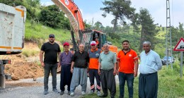 Mersin Büyükşehir Belediyesi’nden Gömmece’de Yol Genişletme Çalışması