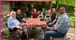 Mehmet İnak’tan Çamlıyayla’nın Kültür Hazinesi Uğur Şenel’e Ziyaret