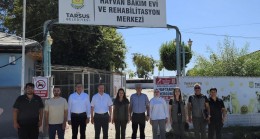 Kaymakam Akyüz Başkanlığında Tarsus Hayvan Bakım Evi Denetlendi