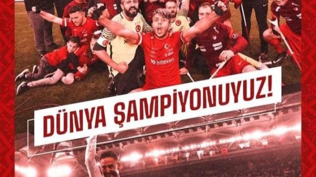 AMPUTE FUTBOL MİLLİ TAKIMIMIZ DÜNYA ŞAMPİYONU OLDU