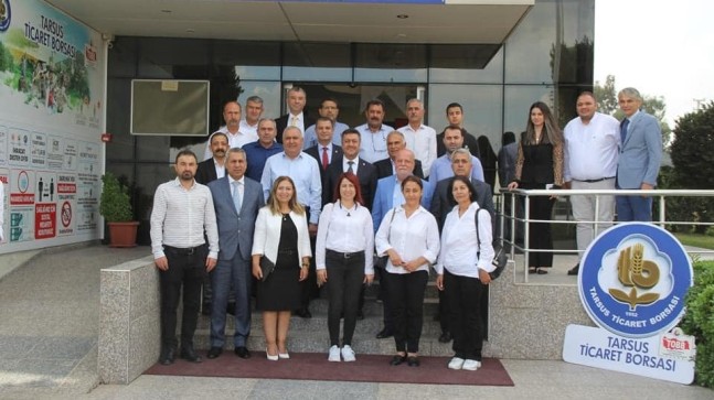 CHP TARSUS İLÇE ÖRGÜTÜ,ALİ SEÇER’E TEBRİK ZİYARETİNDE BULUNDU