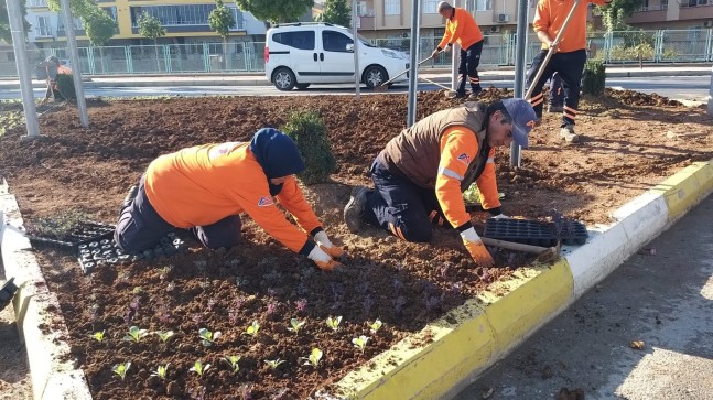 Ülküköy Kavşağı ve Baraj Kavşağında Bitkilendirme ve Düzenleme Çalışması Yapıldı