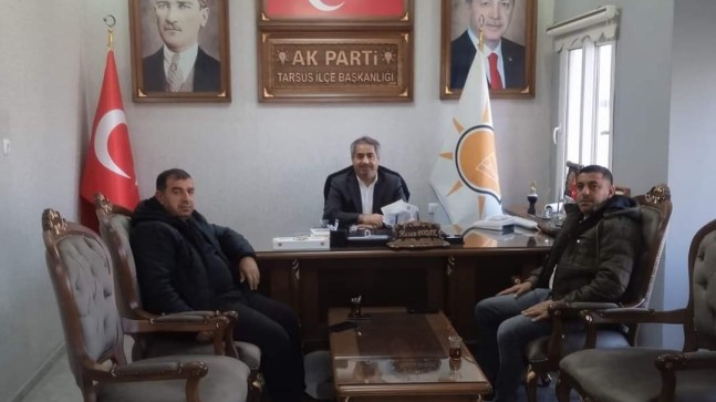 TARSUS İDMAN YURDU ,AK PARTİ TARSUS İLÇE BAŞKANLIĞINI ZİYARET ETTİ