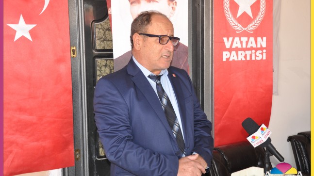 Vatan Partisi Tarsus Basın Açıklaması Yaptı : Cumhurbaşkanı Adayımız Dr. Doğu PERİNÇEK’dir.