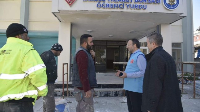 Borsa Öğrenci Yurdu Depremzedeler İçin Hazırlanıyor