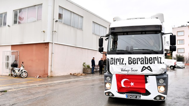 Mersin Büyükşehir’den Deprem Bölgelerine Acil Destek