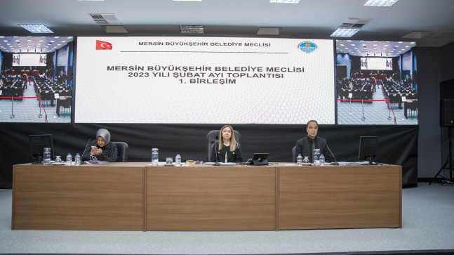 Mersin Büyükşehir Belediye Meclisi Şubat Ayı 1. Birleşim Toplantısı Yapıldı
