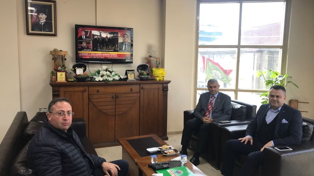 BAŞKAN VEYİS AVCI’YA HAYIRLI OLSUN ZİYARETİ