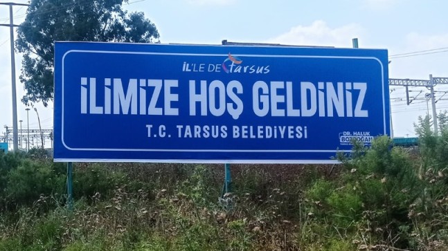 ” İLİMİZE HOŞ GELDİNİZ ” Tabelası Heyecan Yarattı
