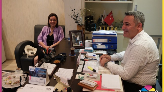 MUHTAR PERİHAN ÖZCAN AKKOZA MEDYA GRUBUNU ZİYARET ETTİ