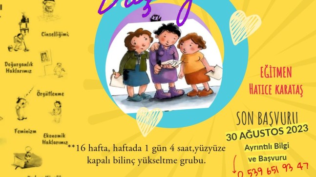 KADININ İNSAN HAKLARI EĞİTİM PROGRAMI BAŞLIYOR