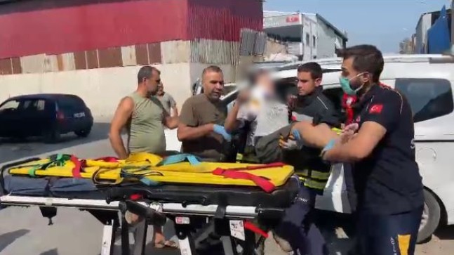 TARSUS KEMALPAŞA SANAYİ SİTESİNDE KAZA… 2 YARALI