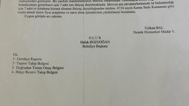 TARSUS BELEDİYESİ’NDEN BURAK ÖZDİL’E CEVAP