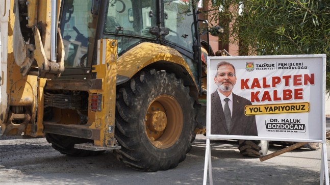 TARSUS’TA MAHALLE YOLLARI YENİLENİYOR