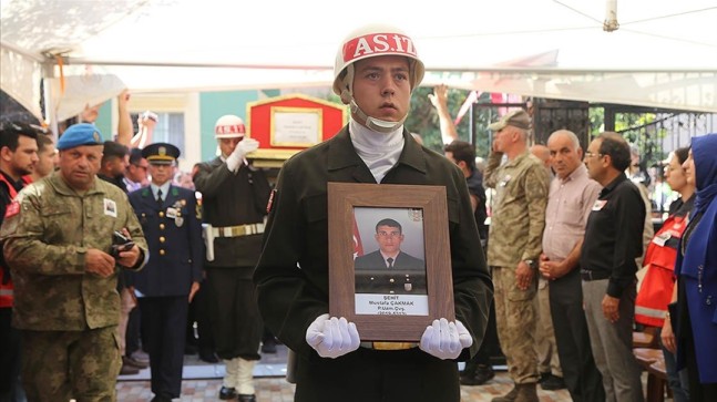 Şehit Piyade Uzman Çavuş Mustafa Çakmak Hatay’da son yolculuğuna uğurlandı