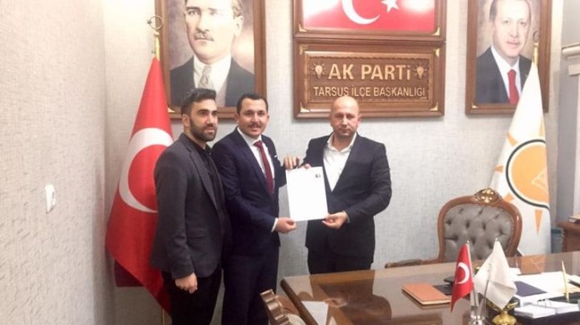 EBUBEKİR ALTINSUCU, AK PARTİ TARSUS BELEDİYE BAŞKAN A. ADAYLIĞI RESMİ BAŞVURUSUNU YAPTI