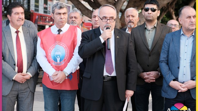 EĞİTİM İŞ TARSUS BAŞKANI YUNUS KARAMIK: ” YÖNETİCİLERİN RİYAKARCA ÖVGÜLERİNİ DEĞİL HAKLARIMIZI İSTİYORUZ.. ALACAĞIZ! “