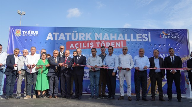 TARSUS BELEDİYESİ, ATATÜRK MAHALLESİ’NE 9 YENİ HİZMET KAZANDIRDI