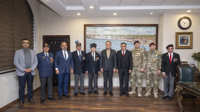 Başkan Seçer, Azerbaycan Askeri Dernekler Federasyonu Başkanı Hesenli ve Beraberindeki Heyeti Ağırladı