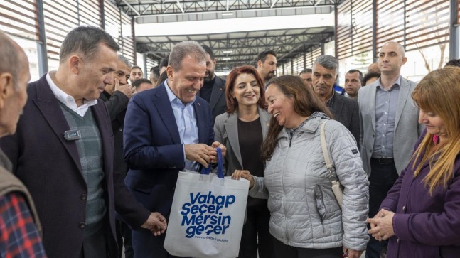 Başkan Seçer, Büyükşehir Tarafından Yapımı Tamamlanan Çiftlikköy Kapalı Pazar Yeri’ni Ziyaret Etti