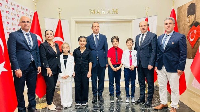 Tarsus Borsa İstanbul İlkokulu Öğrencilerinden Kaymakam Akyüz’e Ziyaret