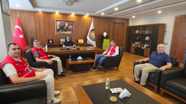 Türk Kızılay Mersin Şubesi’nden Tarsus Ticaret ve Sanayi Odası’na Ziyaret