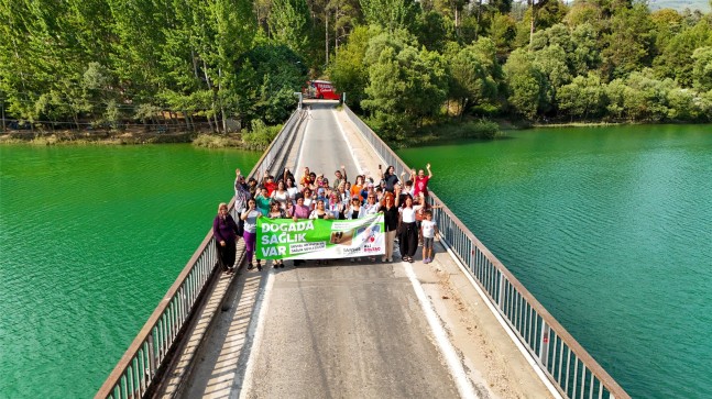 TARSUS’TA KADINLAR “DOĞADA SAĞLIK VAR” PROJESİ İLE KARAGEÇİT’TE BULUŞTU