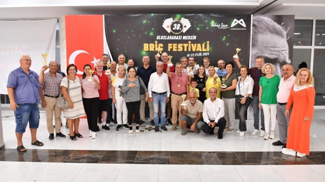 ‘38. Uluslararası Mersin Briç Festivali’ Ödül Töreni İle Son Buldu