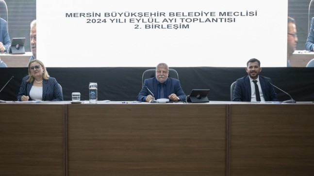 Mersin Büyükşehir Belediye Meclisi’nin Eylül Ayı Olağan Toplantısı’nın 2. Birleşimi gerçekleşti