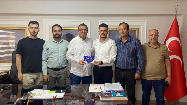 Abdurrahman Altınsucu’dan, MHP Tarsus İlçe Başkanı Fatih Yıldırım’a Kongreye Davet Ziyareti