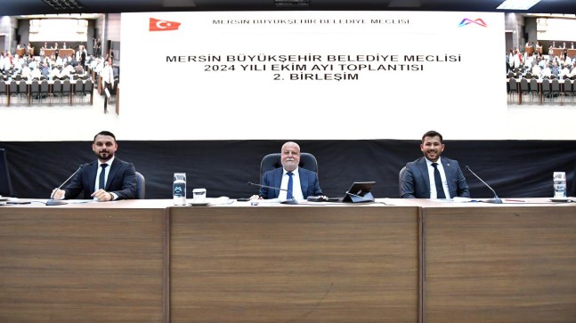 Mersin Büyükşehir Belediye Meclisi’nin Ekim Ayı Toplantısı’nın 2. Birleşimi Gerçekleşti