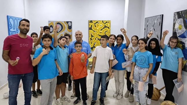 Öğrencilerden Gazilere ve Sanat Atölyesine Ziyaret