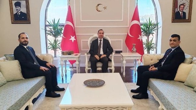Baro Başkanı Gazi Özdemir’den Kaymakam Akyüz’e Ziyaret