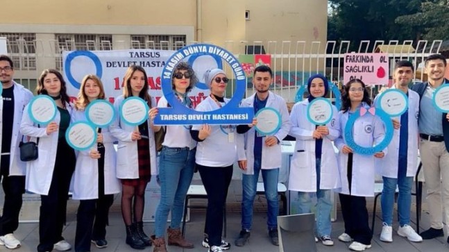 Tarsus’ta Dünya Diyabet Günü’nde Sağlık İçin Farkındalık Etkinliği Düzenlendi