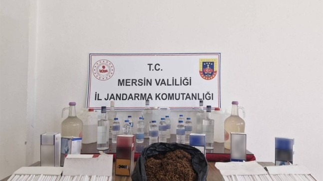 Çamlıyayla’da Kaçak Makaron ve Sahte İçki Operasyonu ” 1 Şüpheli Yakalandı”