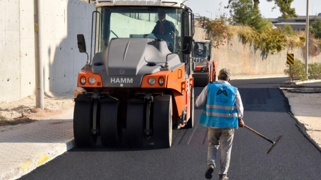 MESKİ, Asfalt Kaplama Çalışmalarına Ara Vermeden Devam Ediyor