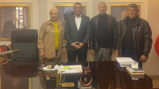 Tarsus Kent Konseyi, MHP İlçe Başkanı Fatih Yıldırım’ı Ziyaret Etti