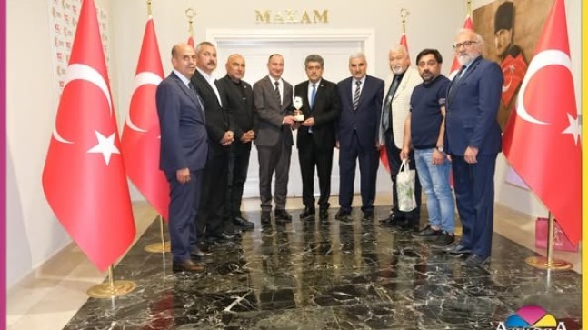Türk Dünyası Gazeteciler Federasyonu Heyeti Tarsus’ta Bir Araya Geldi