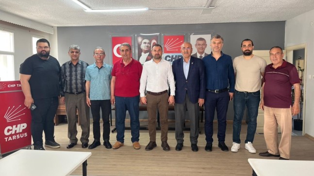 İYİ Parti Tarsus İlçe Başkanı Gazi Elgün’den CHP Tarsus İlçe Örgütüne Ziyaret