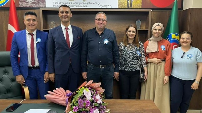 Süleyman Metin’den Kaymakam Akyüz ve Ziraat Odası Başkanı Avcı’ya  Ziyaret