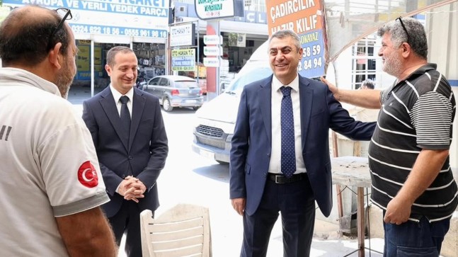 Mersin Valisi Toros’tan Tarsus’ta Esnaf Ziyareti