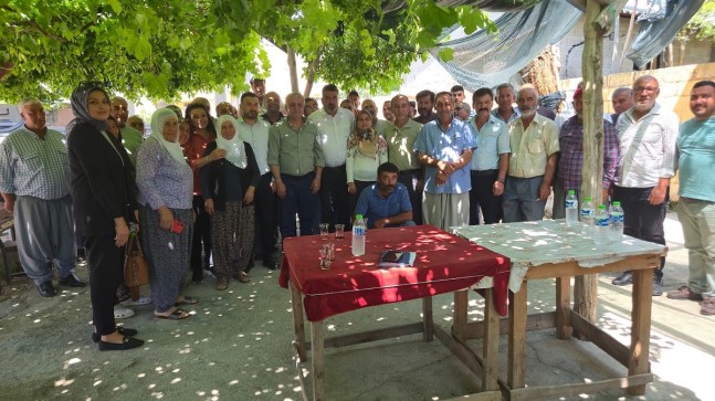 CHP Tarsus İlçe Örgütü Kırsalda Vatandaşlarla Buluşmaya Devam Ediyor