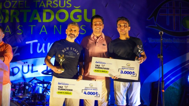 Tarsus Ortadoğu Hastanesi Yaz Tenis Turnuvası Finali ve Ödül Töreni Coşkuyla Gerçekleşti