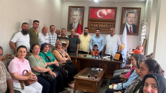 AK Parti Tarsus İlçe Başkanı Altınsucu: Tevazu, Gayret ve Samimiyetle Çalışıyoruz